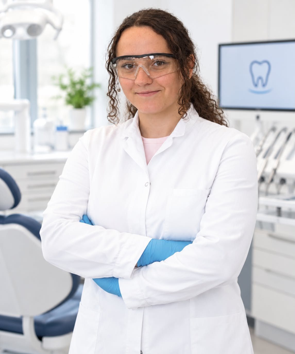 Dr. Maja Celt in ihrer Praxis